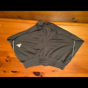 Grey adidas shorts